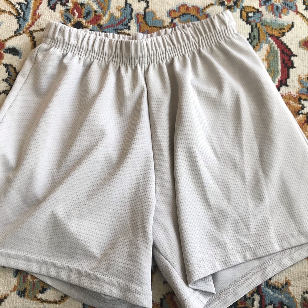 Girls Grey Athletic Shorts